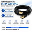 Ver imagem 5 de Cabo de Rede CAT8 RJ45 3 Metros 40GBPS Alta Velocidade