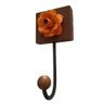 Cabideiro de Parede Artesanal para Bolsas e Roupa de Quarto Rustico de Ferro Libertas Rosas Artesana - 1