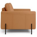Ver imagem 5 de Kit 2 Poltronas Decorativa para Sala Living Pés Industrial Domani L06 Couro Caramelo - Lyam Decor