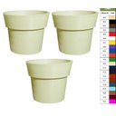 Ver imagem 1 de Kit 3 Vasos Plantas Frutífera hortaliças 45x50 Ibiza Polietileno BGPLASTICOS V945 MARROM MADEIRA 015