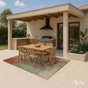 Ver imagem 2 de Tapete 200x250 Elementos Aqua Tapetes São Carlos