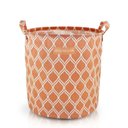Ver imagem 1 de Cesto para Roupa Suja/ Brinquedos Tecido (m) - Linha Loft Laranja