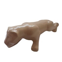 Estatueta Pantera Cor Bege Utilidade Criativa - 3