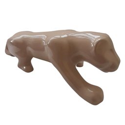 Estatueta Pantera Cor Bege Utilidade Criativa - 2