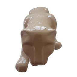 Estatueta Pantera Cor Bege Utilidade Criativa - 4