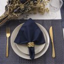 Ver imagem 2 de Kit 6 Pçs Jogo Americano Tramado Prior Pallas Marinho