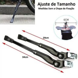 Descanso Pezinho Central De Pé Bicicleta Aro 20 Até 29 Regulável - 3