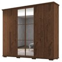 Ver imagem 1 de Guarda Roupa Casal 6 Portas com Espelho Rest 273 cm Jacaranda Zanz