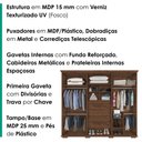 Ver imagem 4 de Guarda Roupa Casal 6 Portas com Espelho Rest 273 cm Jacaranda Zanz