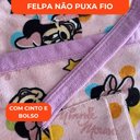 Ver imagem 3 de Roupão Aveludado Lepper Estampado Personagens Infantil Minnie P