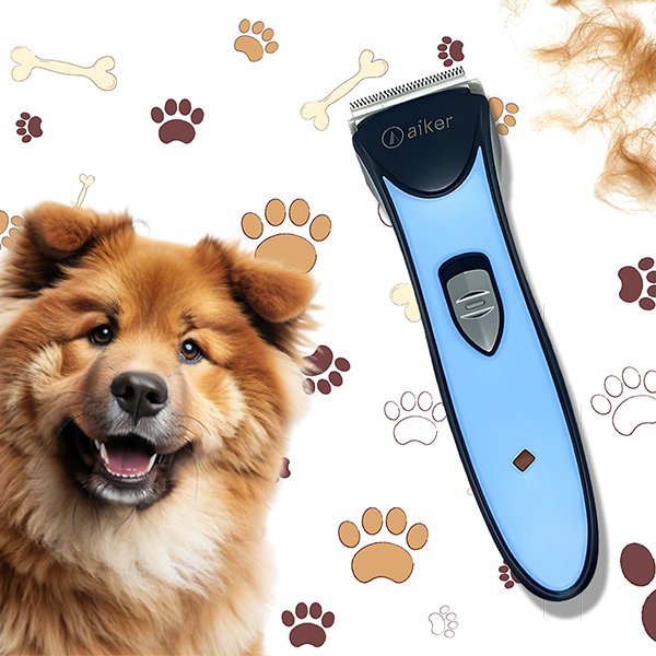 Máquina de Tosa Aiker Ag-097 Recarregável para Cães e Animais de Vários Tamanhos:azul/único/unissex