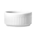 Ver imagem 5 de Jogo 12 Ramekins Molheiras de Porcelana 85ml Branco Canelado Pequeno Germer