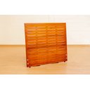 Ver imagem 2 de Cabeceira Rústica Casal Serenelife - Cor Imbuia