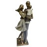 Escultura Familia Decorativa em Resina Pai Mãe e Filho - 4