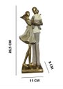 Ver imagem 2 de Escultura Familia Decorativa em Resina Pai Mãe e Filho