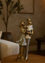 Ver mais imagens de Escultura Familia Decorativa em Resina Pai Mãe e Filho