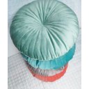 Ver imagem 5 de Almofada Redonda Veludo Rendy Rosa Quartzo