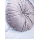 Ver imagem 2 de Almofada Redonda Veludo Rendy Rosa Quartzo