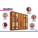 Ver imagem 5 de Guarda Roupa Modulado 6 Ptas 4VD 6g Linea N. Horizonte Fendi