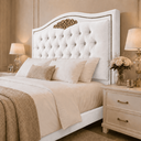 Ver imagem 2 de Cabeceira Greta 160cm Estofada Suede p/ Cama Box Casal Queen Quarto
