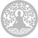 Ver imagem 2 de Mandala Buda - Mdf - Branco - Enfeite Decortivo - 10cm