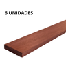 6 Ripas Sarrafos Eucalipto 1x5x50cm Aplainado Artesanato - 2