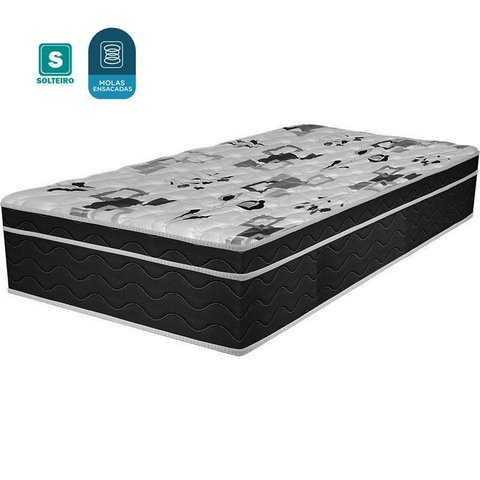 Colchão Solteiro Varios Mola ensacada 88x188x20