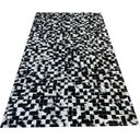 Ver imagem 1 de Tapete Couro Preto Branco Malhado 1,50x2,50 S/b Peça 5x5cm
