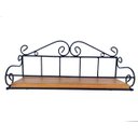 Ver imagem 1 de Prateleira Suspensa Multiuso Ferro Madeira 50 Cm