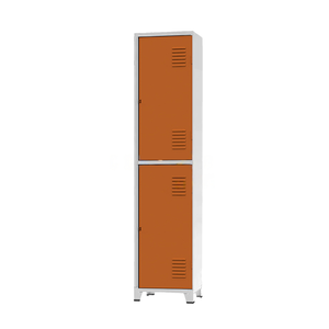 Roupeiro De Aço Insalubre 2 Portas Vestiário Nr 18/24 Locker Laranja