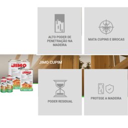 Dedetizador Jimo Anti Cupim Spray Incolor 400ml + 900ml - 3