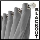 Ver imagem 3 de cortina blackout Veneza para varão ilhios 5,50 x 2,90 cinza