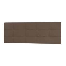 Kit Painel e Calçadeira Baú Queen 1,60m Roma Corano Marrom - Pallazio - 3