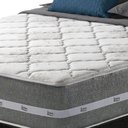 Ver imagem 4 de Cama Box King Preto + Colchão Molas Ensacadas Miami 193x203 Cinza com Preto