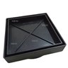 Ralo Invisível 10x10 Preto Banheiro modelo Porcelanato Colar Piso - Ficone Reis - 1