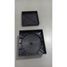Ralo Invisível 10x10 Preto Banheiro modelo Porcelanato Colar Piso - Ficone Reis - 3