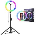Ver imagem 5 de Anel de Luz Ring Light Rgb com Tripé Ajustável de 1,6m