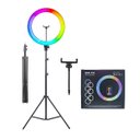 Ver imagem 1 de Anel de Luz Ring Light Rgb com Tripé Ajustável de 1,6m