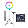 Anel de Luz Ring Light Rgb com Tripé Ajustável de 1,6m - 1