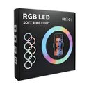 Ver imagem 2 de Anel de Luz Ring Light Rgb com Tripé Ajustável de 1,6m