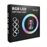 Anel de Luz Ring Light Rgb com Tripé Ajustável de 1,6m - 2