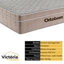Ver imagem 2 de Cama Box com Baú Casal Preta e Colchão Ortobom Airtech Molas Ensacadas