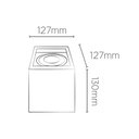 Ver imagem 2 de Spot de Sobrepor Boxit Recuado Quadrado Save Energy Par 20 E27 Bivolt Branco Se-385.2559