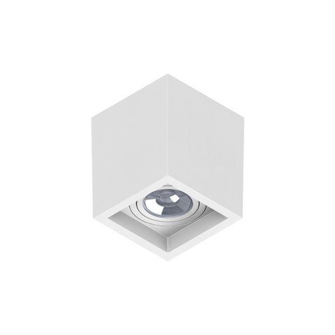 Spot de Sobrepor Boxit Recuado Quadrado Save Energy Par 20 E27 Bivolt Branco Se-385.2559