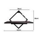 Ver imagem 3 de Nicho Industrial Sala Prateleira Madeira Pinus e Ferro