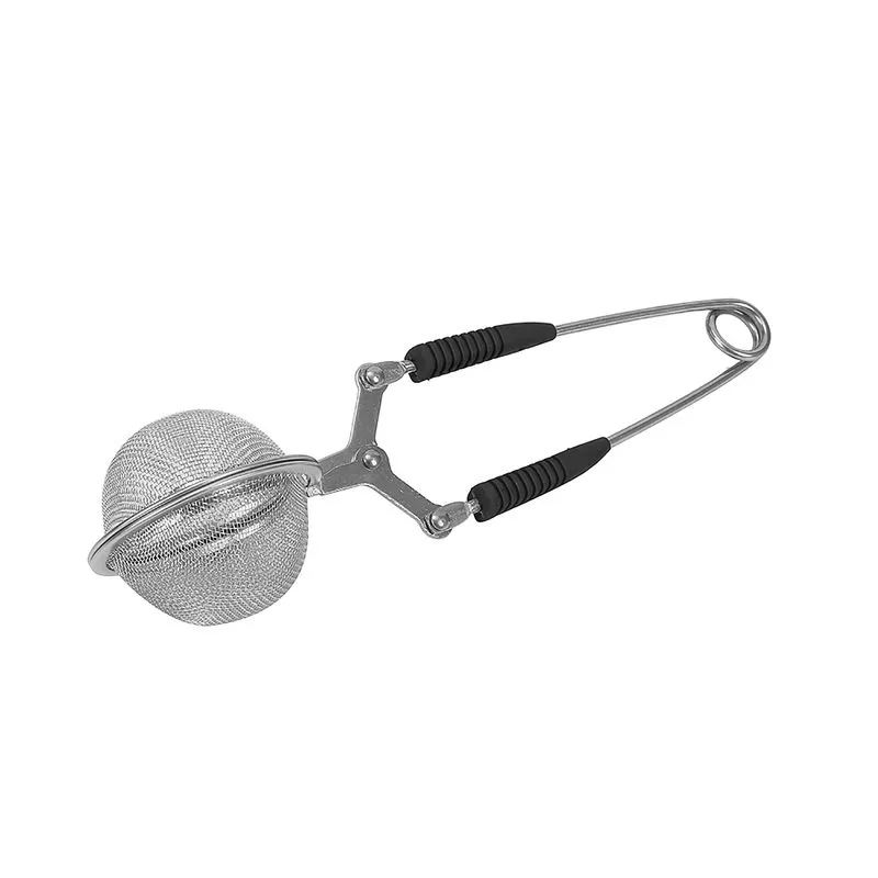 Kit 2 Infusores Chá Inox Coador Peneira Dupla Pinça Difusora - 7