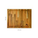 Ver imagem 3 de KIT CHURRASCO BARBECUE TABUA COM GARFO E FACA