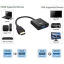 Ver imagem 2 de Cabo Adaptador Conversor Hdmi X Vga 15 Cm