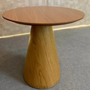 Ver imagem 2 de Mesa Cone Lateral Tampo 41 Cm Madeira Freijó