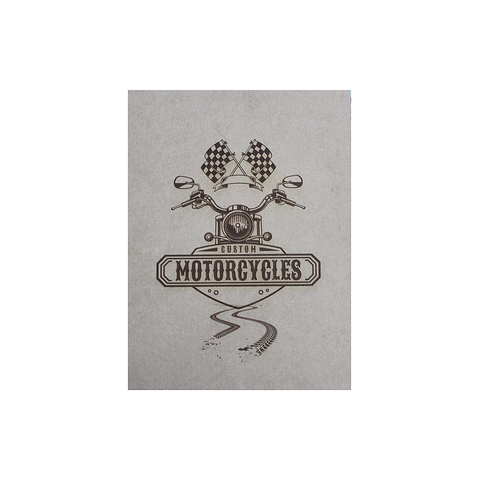 Placa Decorativa Adesiva Não É Segredo Moto Mdf 30x40 Ns0401